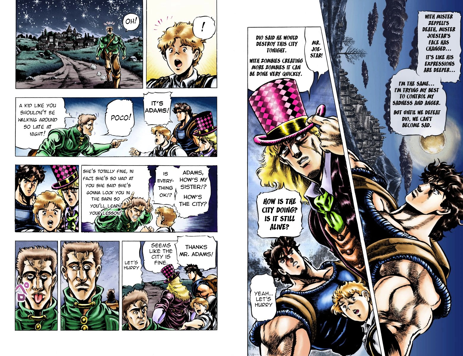 Phantom Blood Vol.4 Chapter 36 V2 : The 3 From A Far Away Country (Official Color Scans) - Picture 3