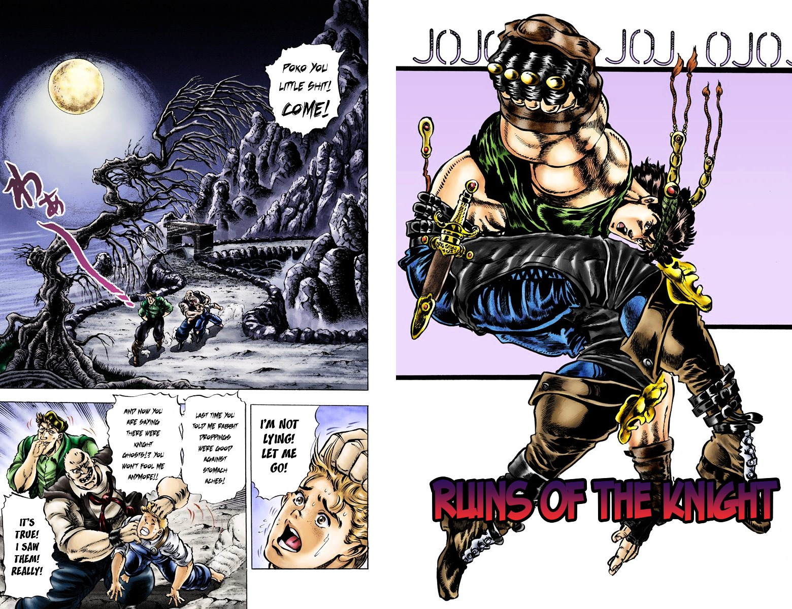 Phantom Blood Vol.4 Chapter 31 V2 : Ruins Of The Knight (Official Color Scans) - Picture 1