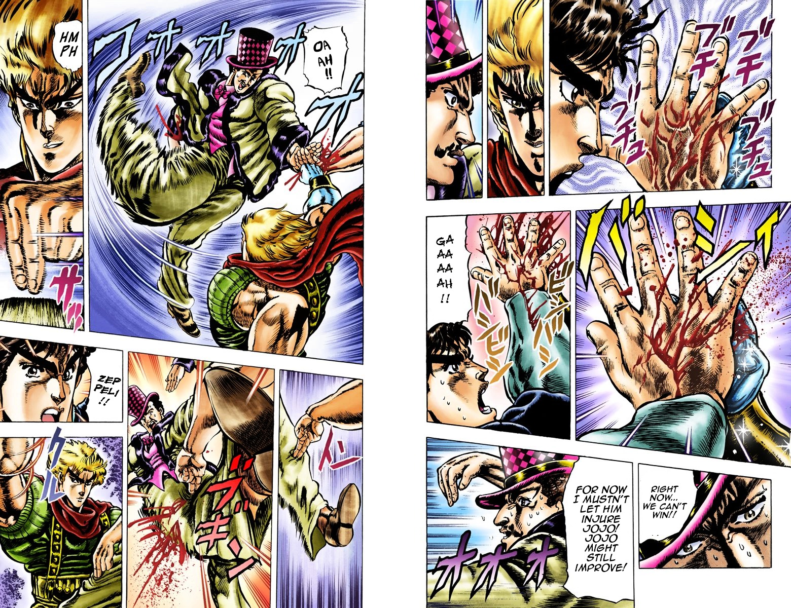 Phantom Blood Vol.3 Chapter 26 V2 : The Dark Knights (Official Color Scans) - Picture 3