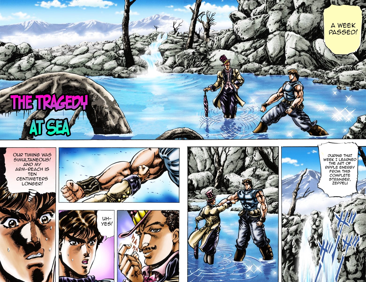 Phantom Blood Vol.3 Chapter 20 V2 : The Tragedy At Sea (Official Color Scans) - Picture 1
