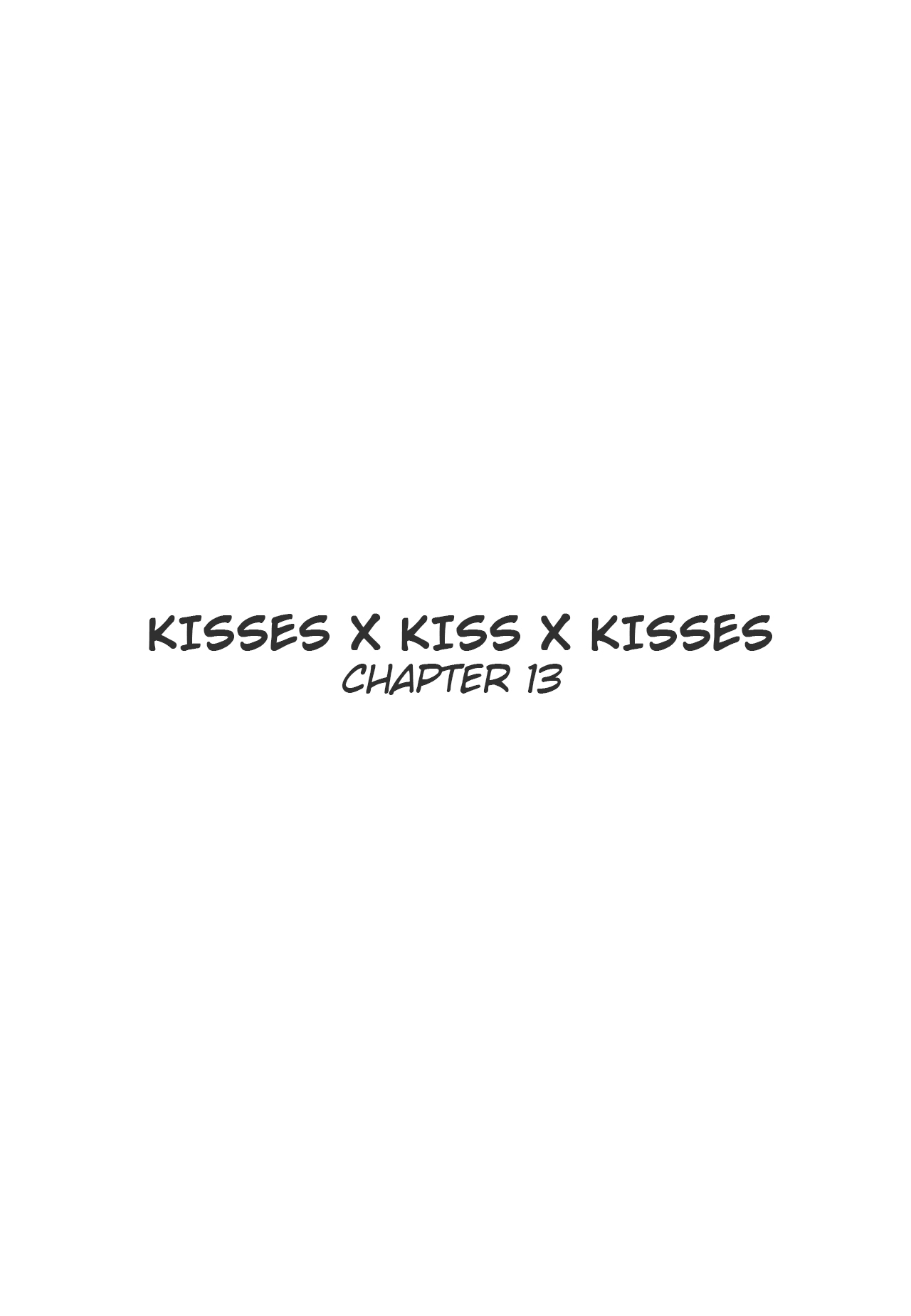 Kisses X Kiss X Kisses Chapter 13 - Picture 3
