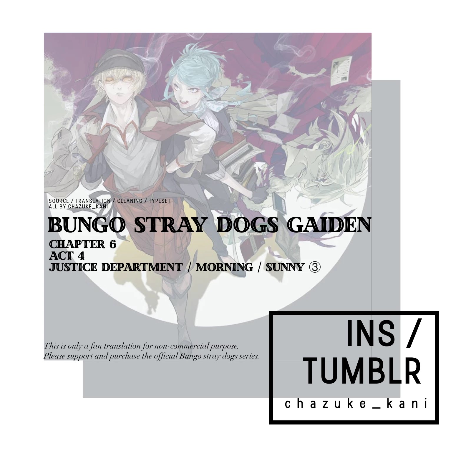 Bungou Stray Dogs Gaiden: Ayatsuji Yukito Vs. Kyougoku Natsuhiko - Page 1