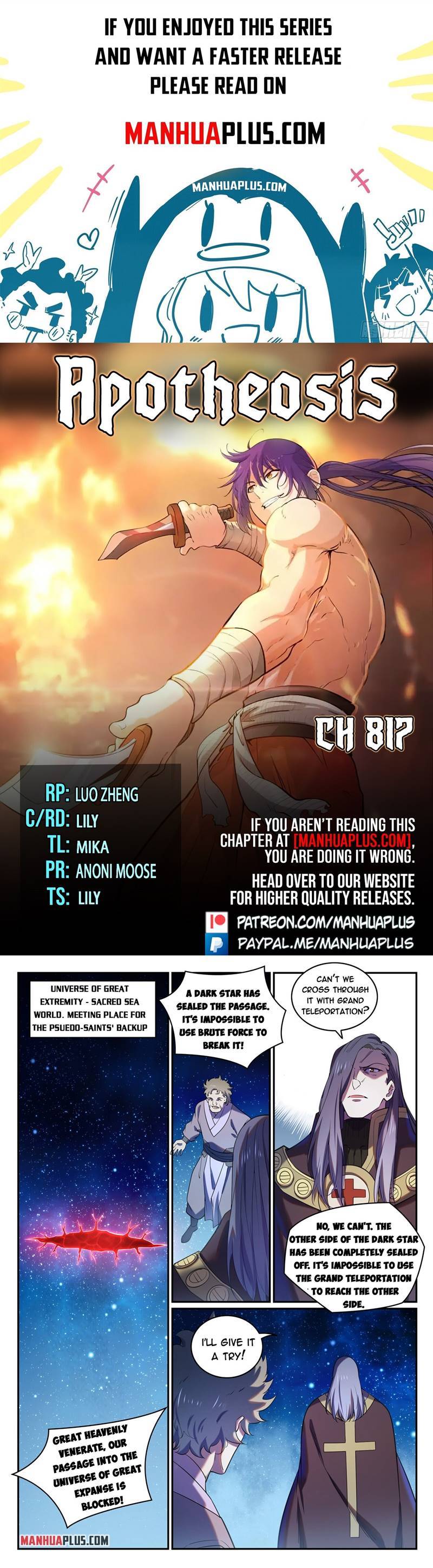Apotheosis Chapter 817 - Picture 1