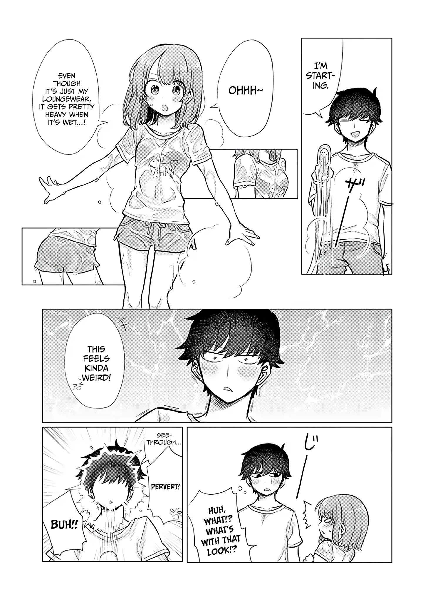 Girlfriend Who Absolutely Doesn’T Want To Take A Bath Vs Boyfriend Who Absolutely Wants Her To Take A Bath Chapter 28: Clothed Swimming - Picture 3