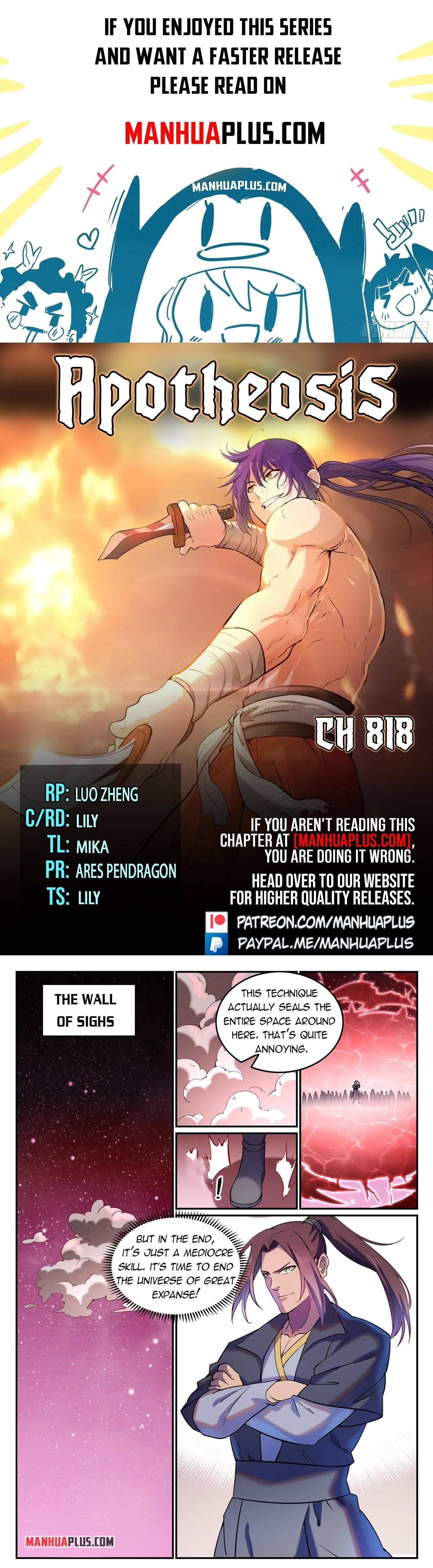 Apotheosis Chapter 818 - Picture 1