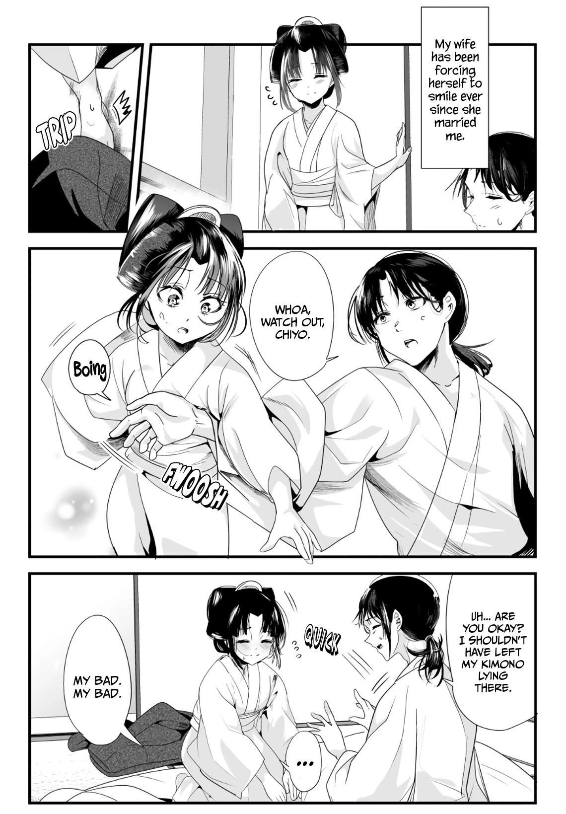 My New Wife Is Forcing Herself To Smile Chapter 49 - Picture 1
