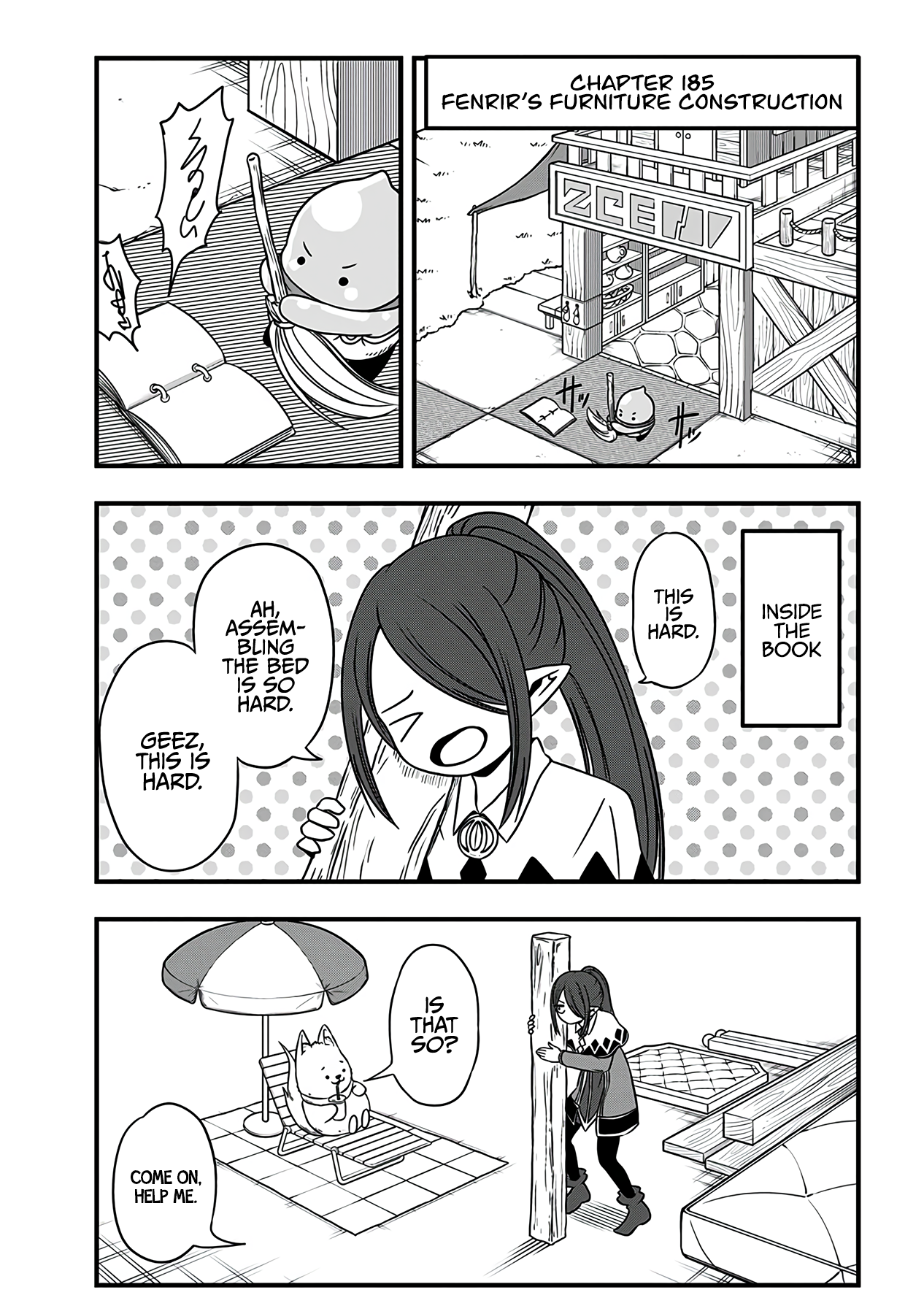 Slime Life Vol.7 Chapter 185: Fenrir's Furniture Contruction - Picture 1