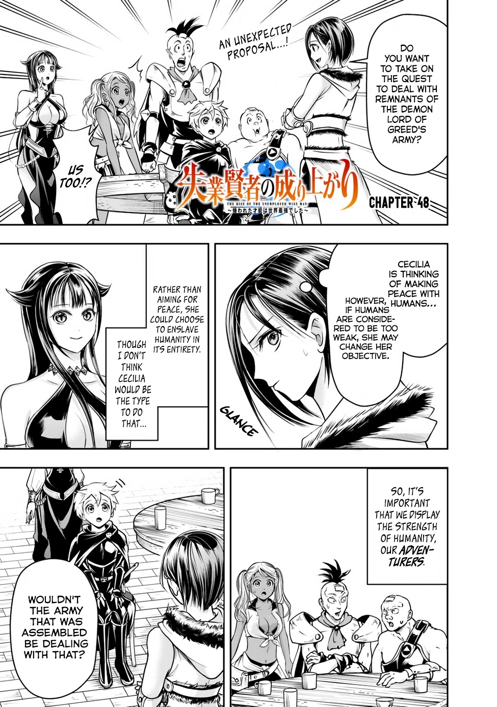 The Rise Of The Unemployed Wise Man Chapter 48 - Picture 1