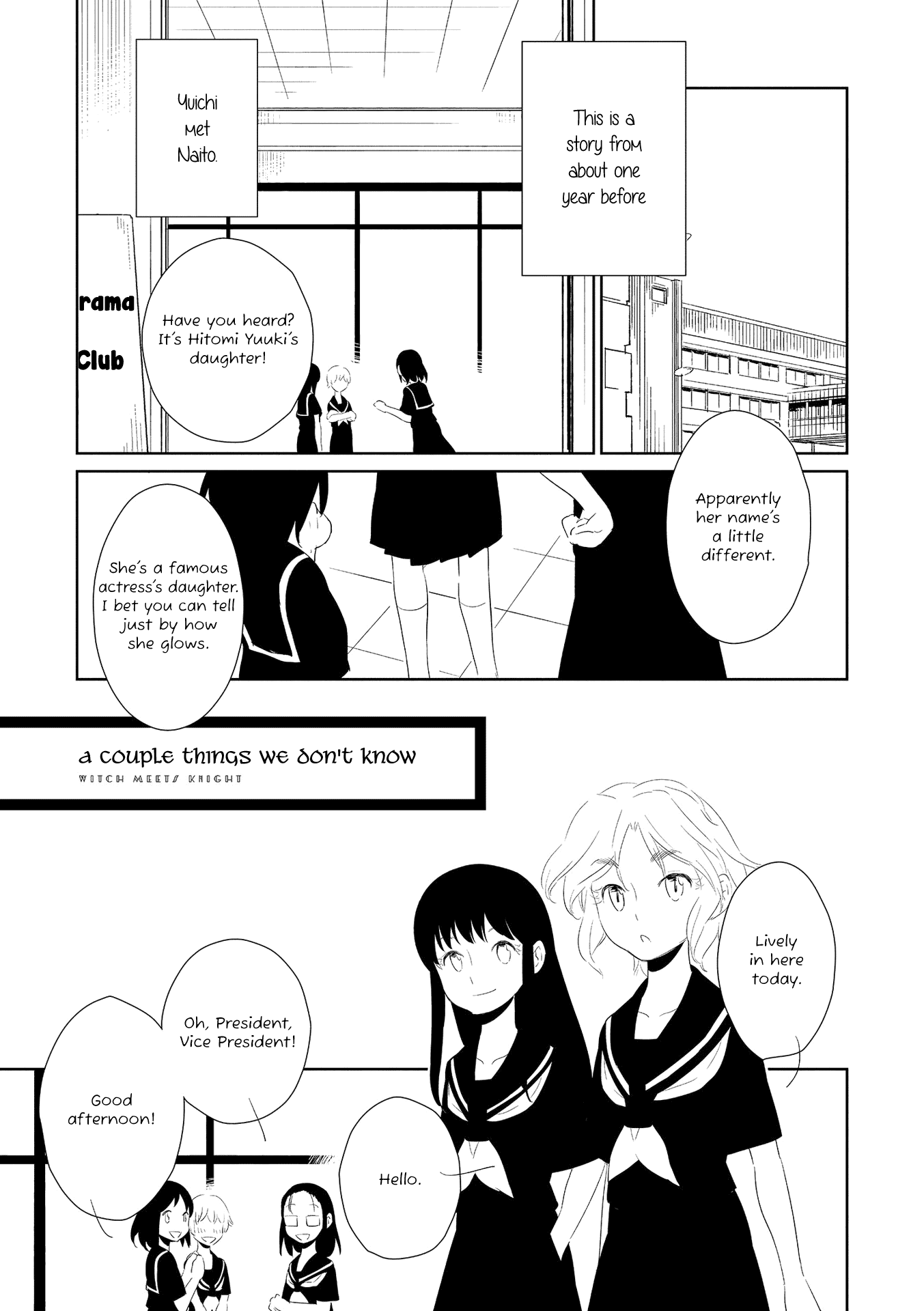Witch Meets Knight Chapter 13: A Couple Things We Don't Know - Picture 1
