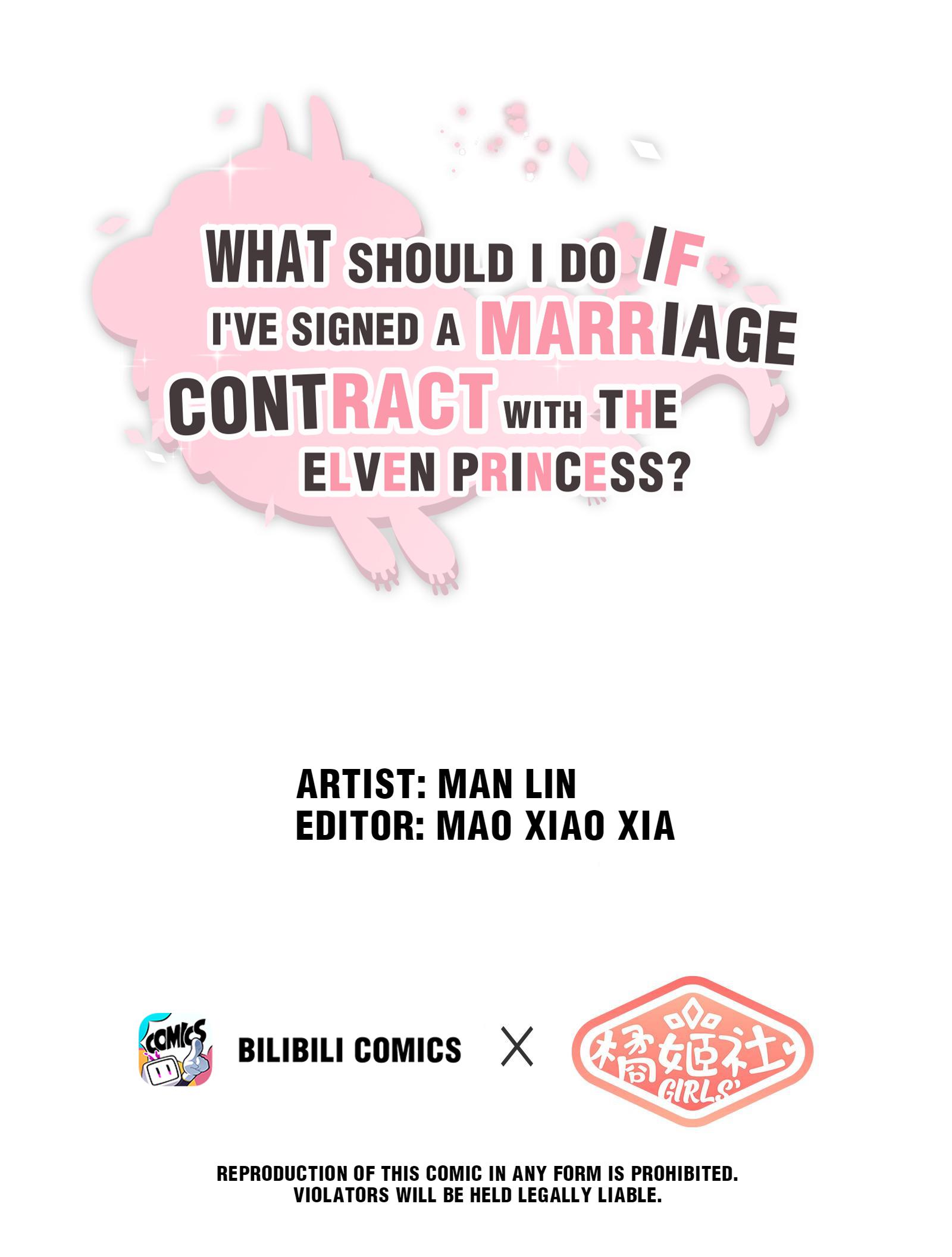 What Should I Do If I've Signed A Marriage Contract With The Elven Princess Chapter 9: I... I'm The Worst... - Picture 1