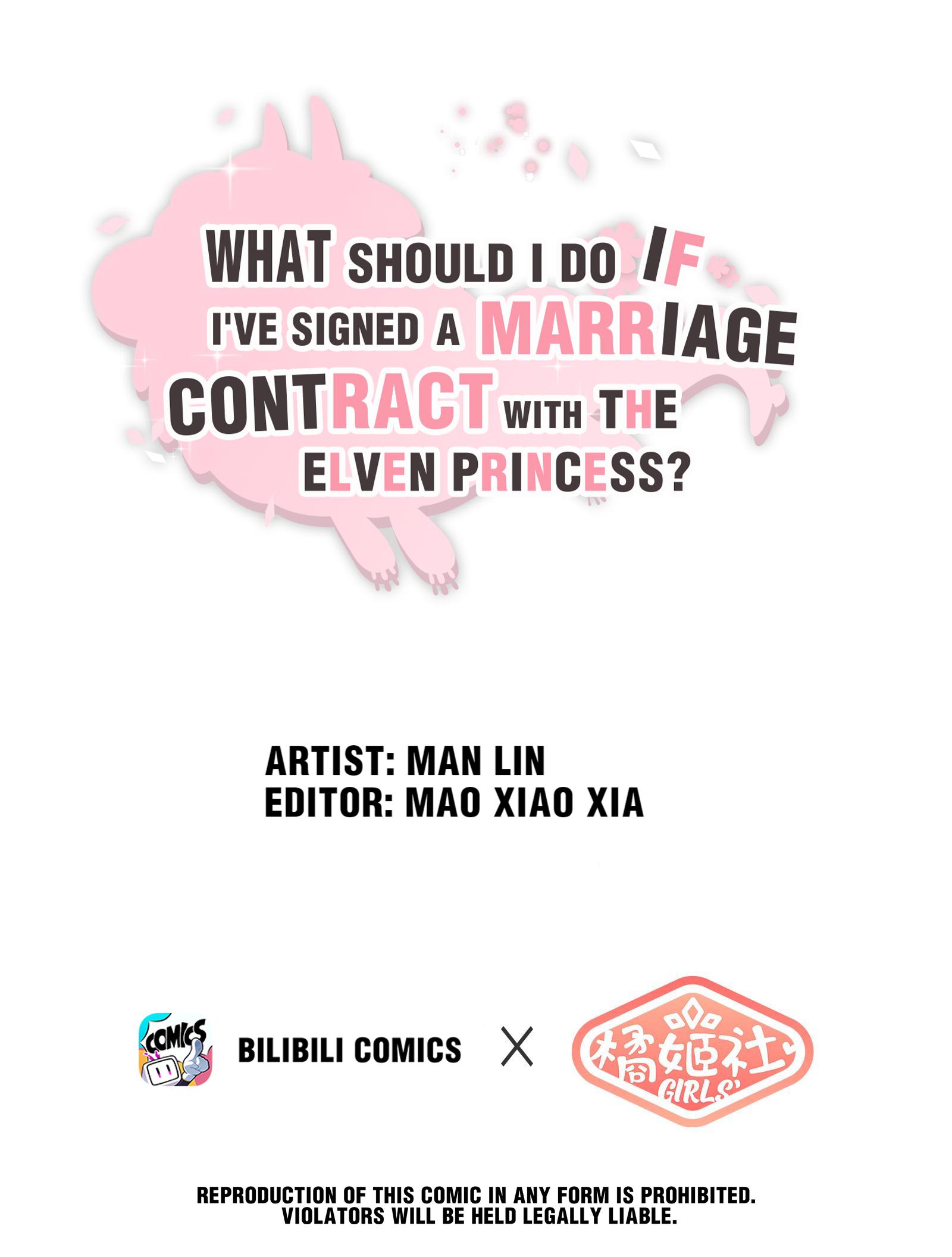 What Should I Do If I've Signed A Marriage Contract With The Elven Princess Chapter 8: You're The Worst, Nan Yue! - Picture 1