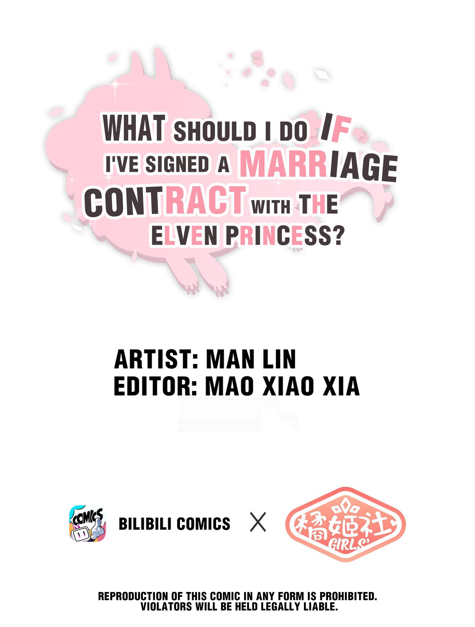 What Should I Do If I've Signed A Marriage Contract With The Elven Princess Chapter 6: Indirect Kissing?! - Picture 1