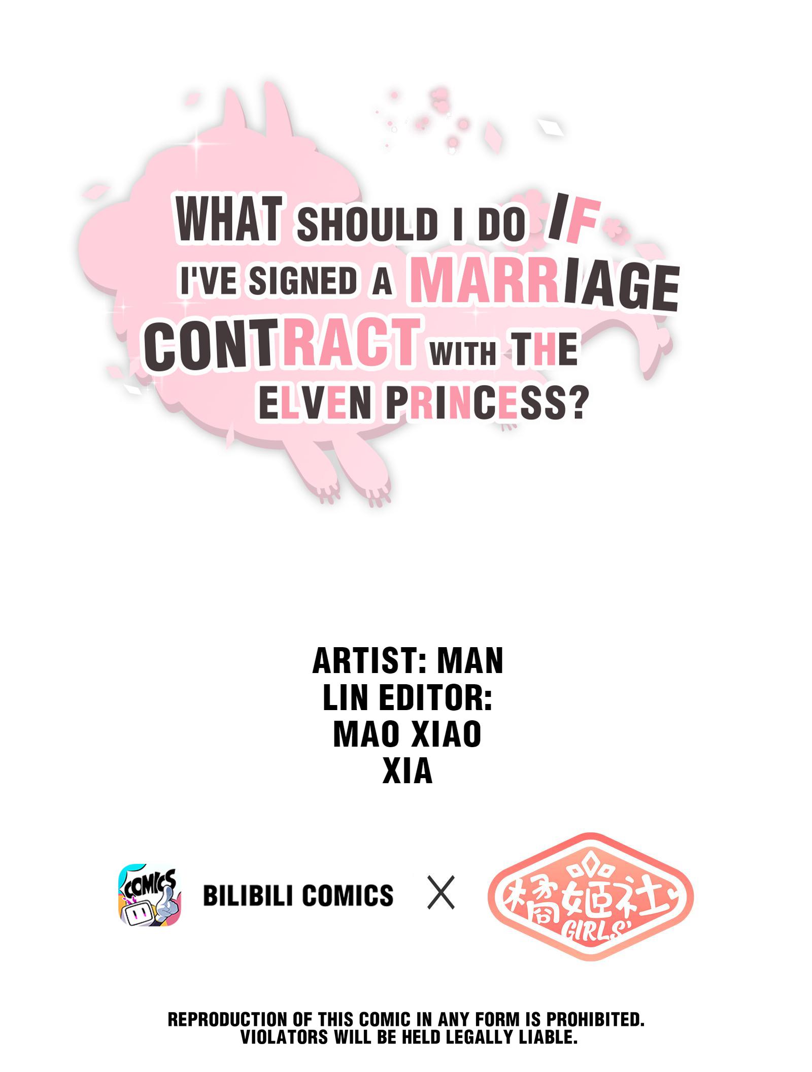 What Should I Do If I've Signed A Marriage Contract With The Elven Princess Chapter 4: I Love My Wife! I'm Not Afraid! - Picture 1