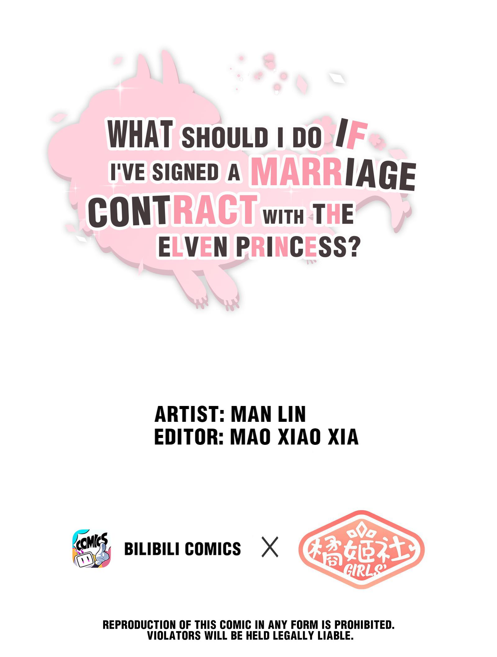 What Should I Do If I've Signed A Marriage Contract With The Elven Princess Chapter 3: We Elves Keep Our Promises! - Picture 1
