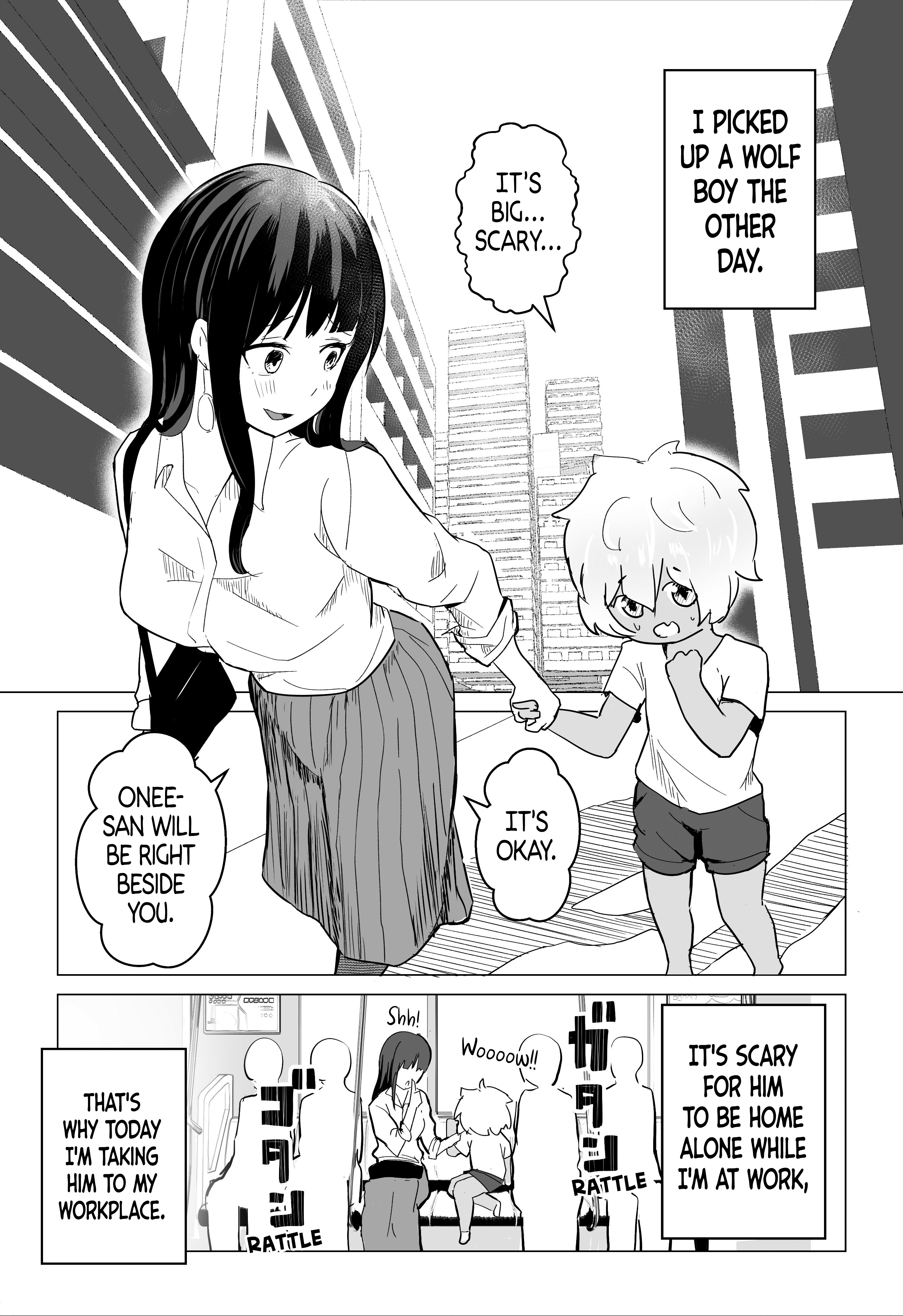 The Office-Lady Who Took In A Wild Shota - Page 1