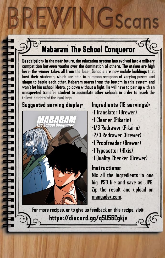 Mabaram The School Conqueror Chapter 16 - Picture 1