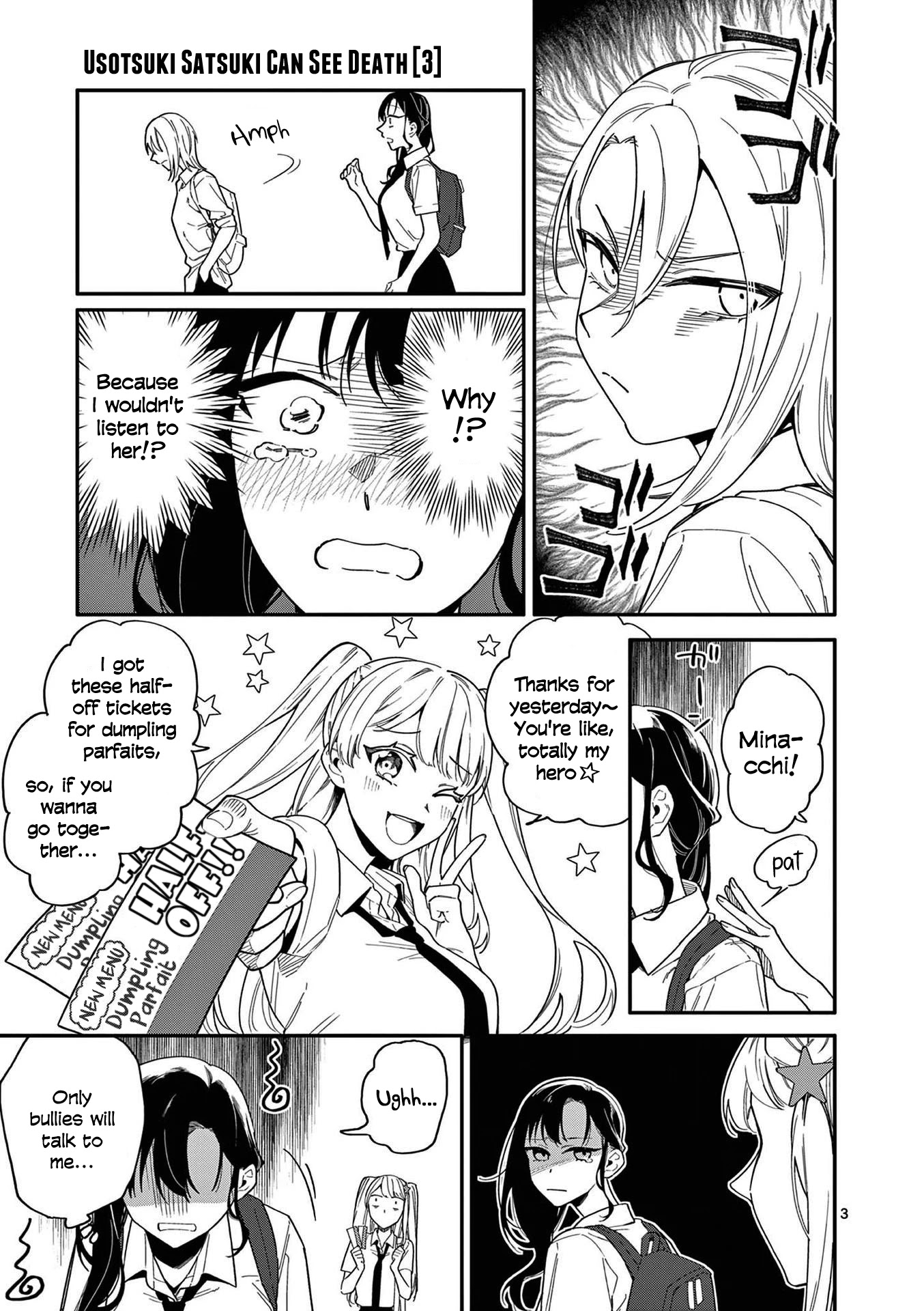 Liar Satsuki Can See Death Chapter 22: Day Off (1) - Picture 3