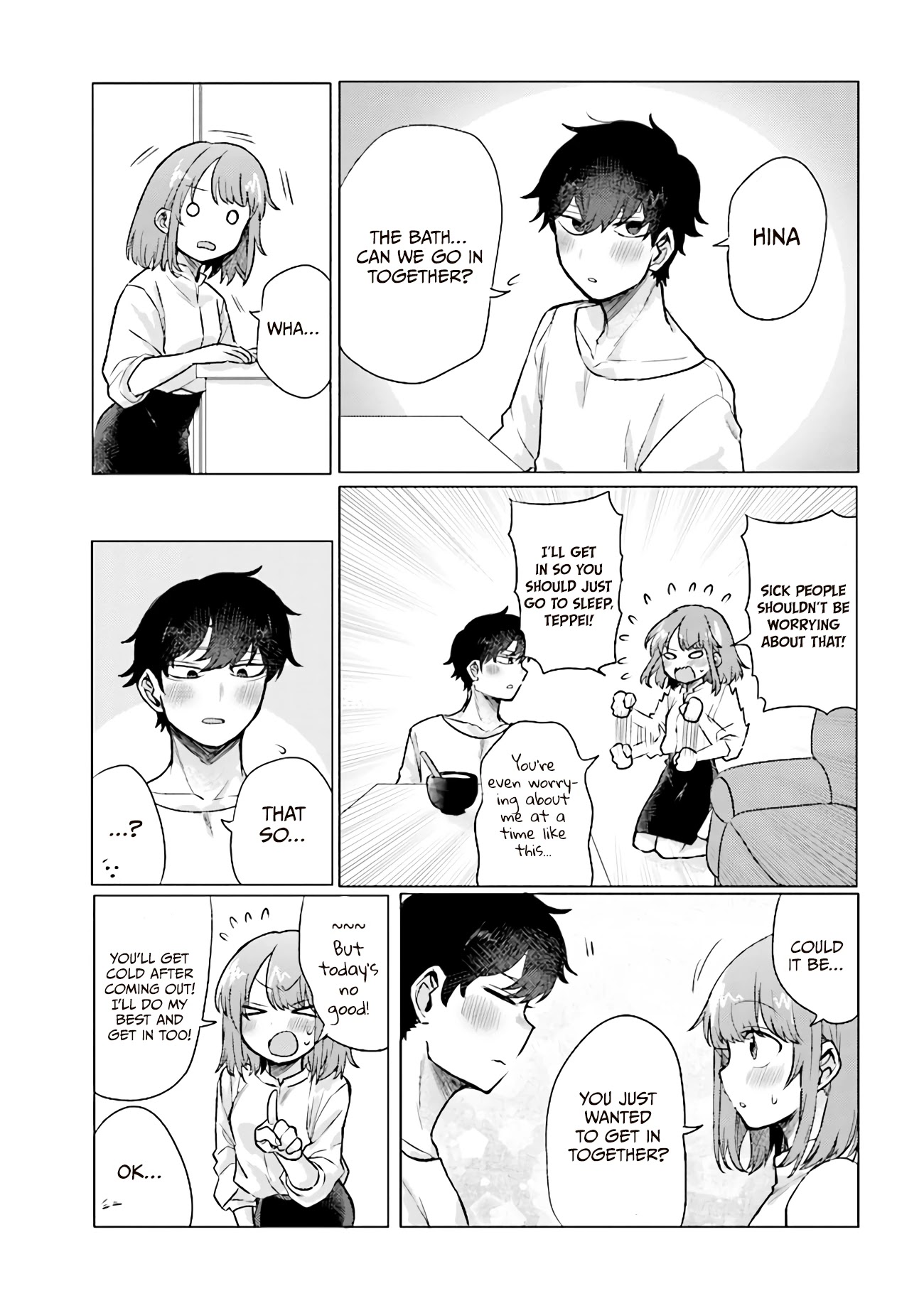 Girlfriend Who Absolutely Doesn’T Want To Take A Bath Vs Boyfriend Who Absolutely Wants Her To Take A Bath Chapter 38: The Cold - Picture 3