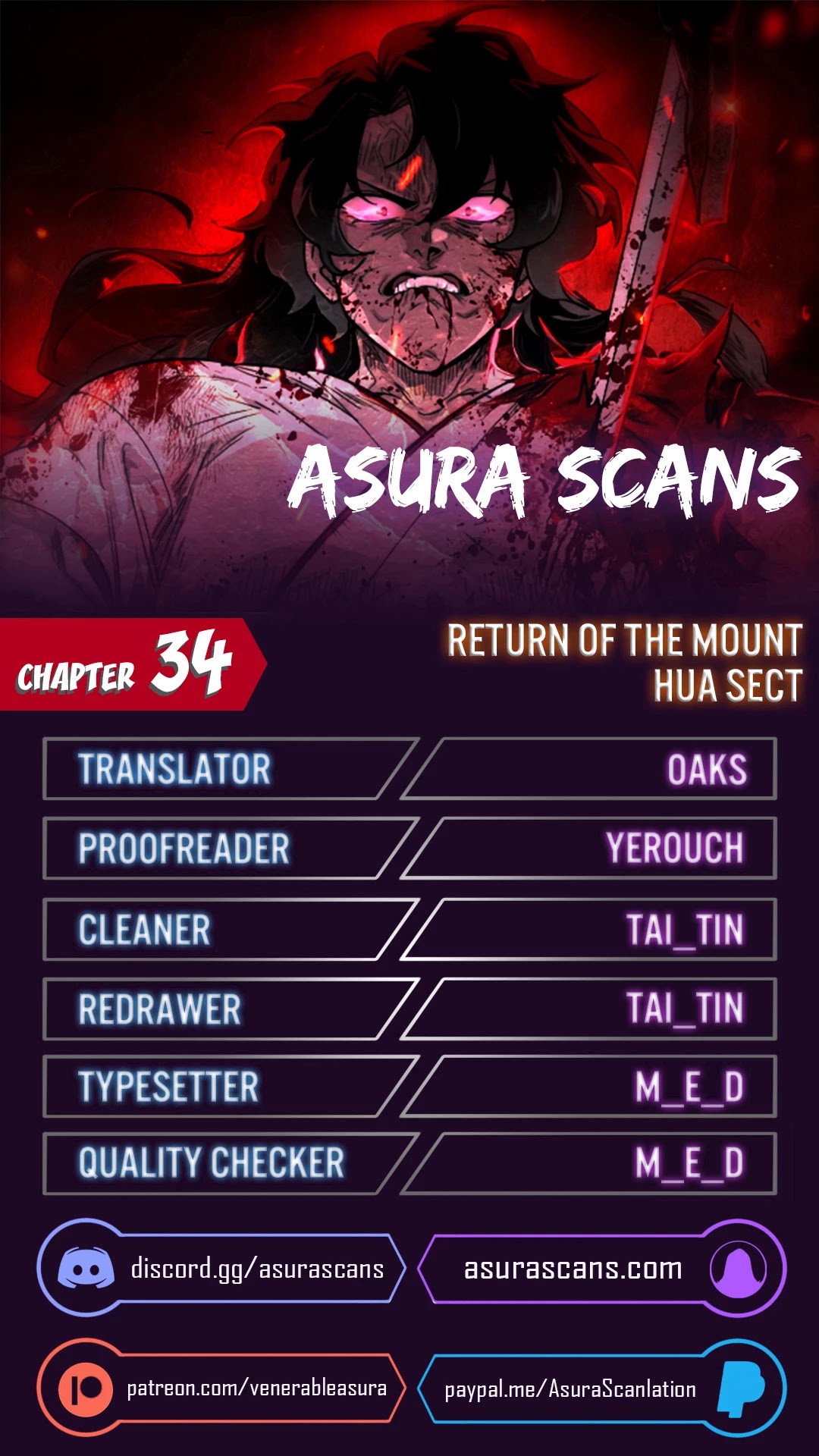 Return Of The Mount Hua Sect Chapter 34 - Picture 1