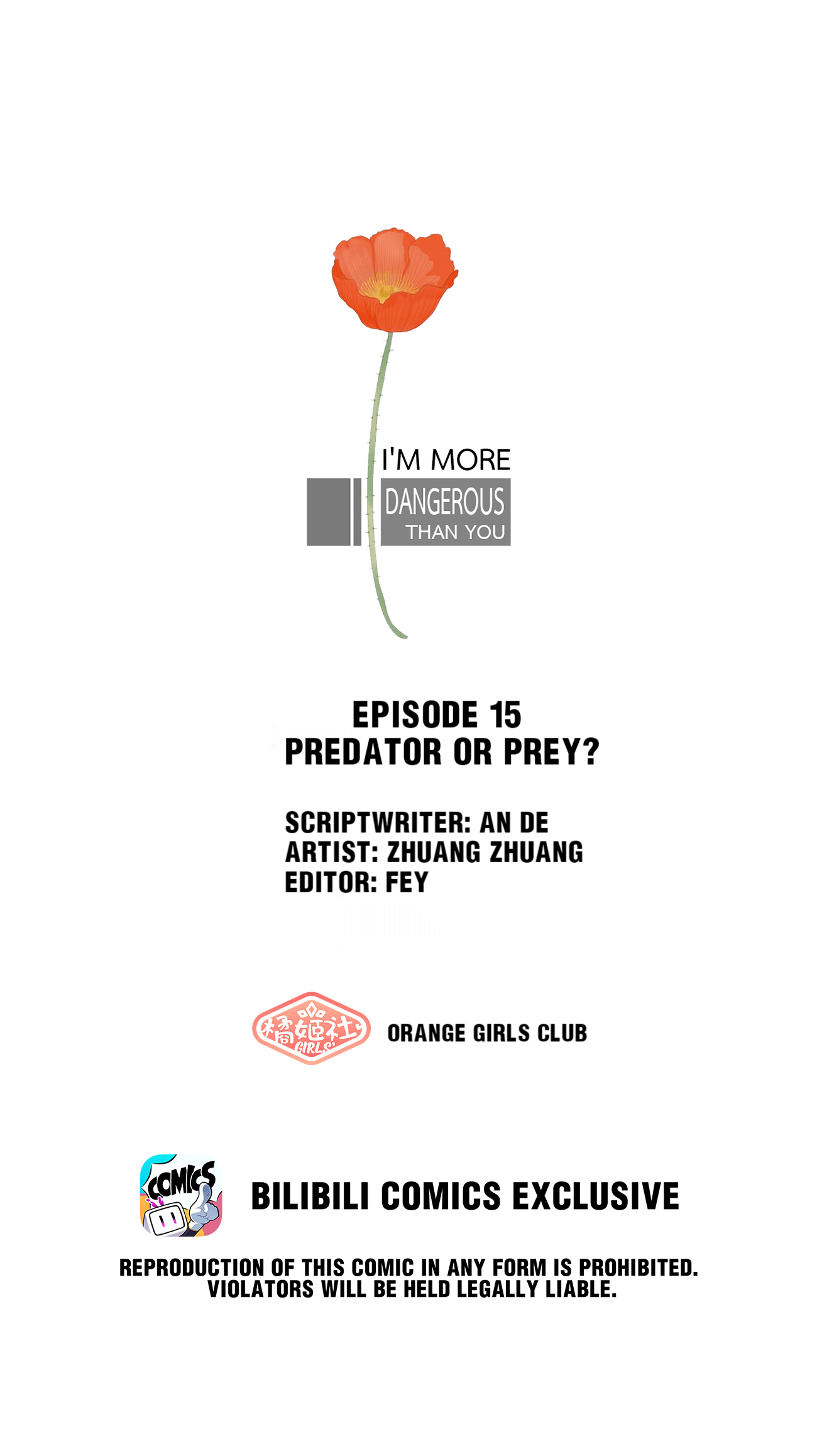 I'm More Dangerous Than You Chapter 15.1: Predator Or Prey? - Picture 1