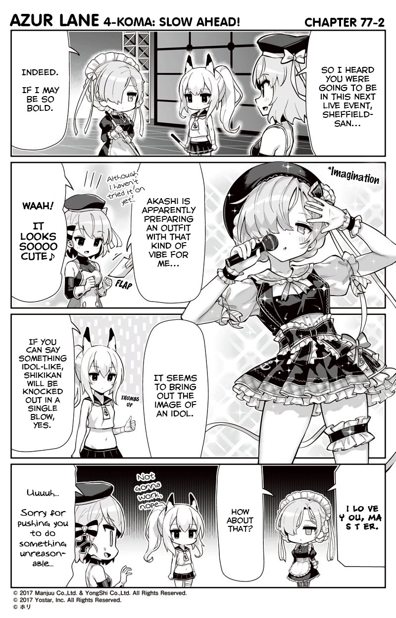 Azur Lane 4-Koma: Slow Ahead Chapter 77 - Picture 2