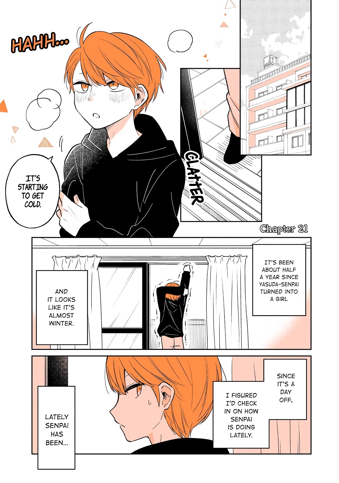 A Lazy Guy Woke Up As A Girl One Morning Chapter 21 - Picture 1