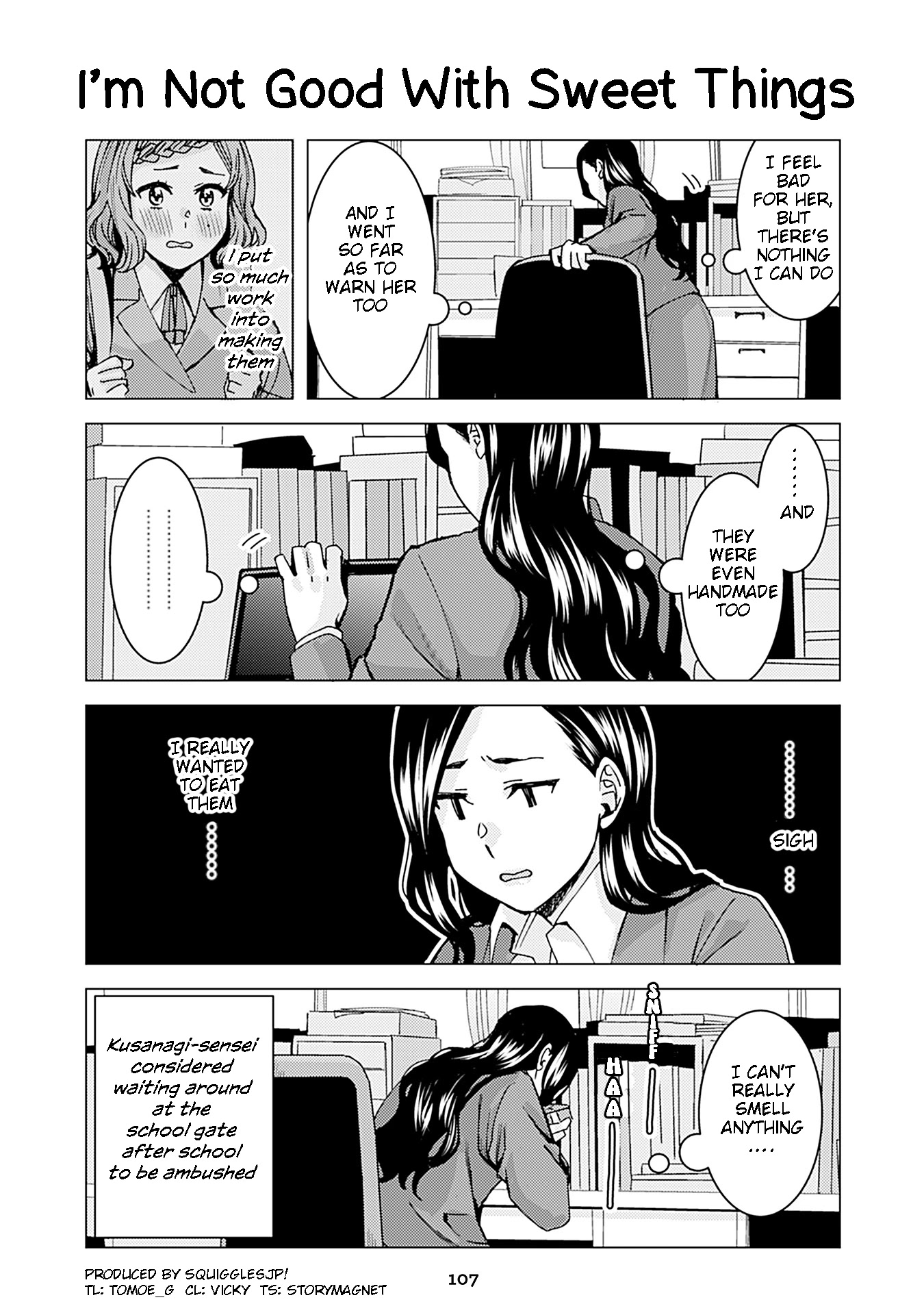 Kusanagi-Sensei Is Being Tested - Page 1