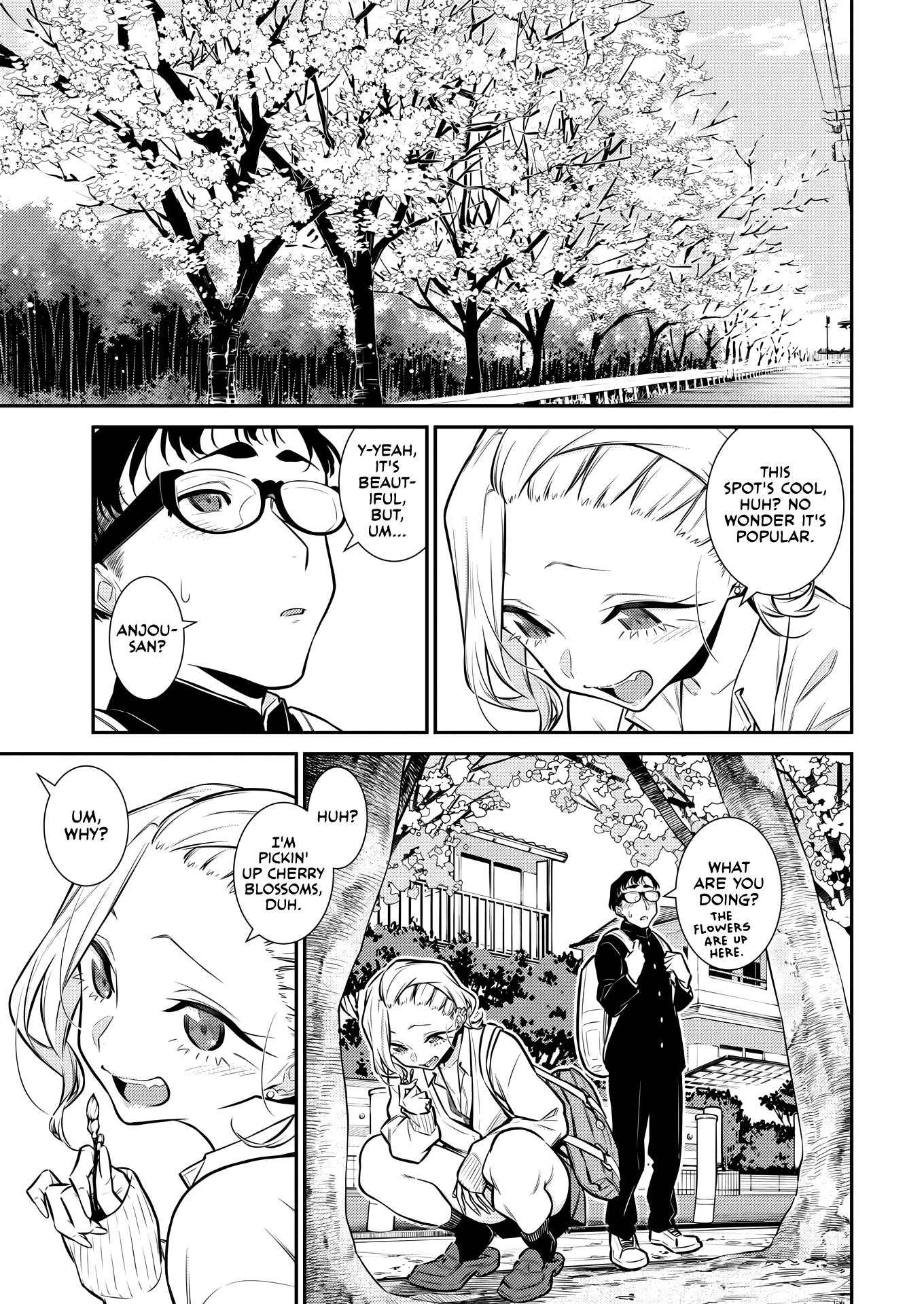 Yancha Gal No Anjou-San Chapter 112: Anjou-San Wants To Eat Cherry Blossoms - Picture 3