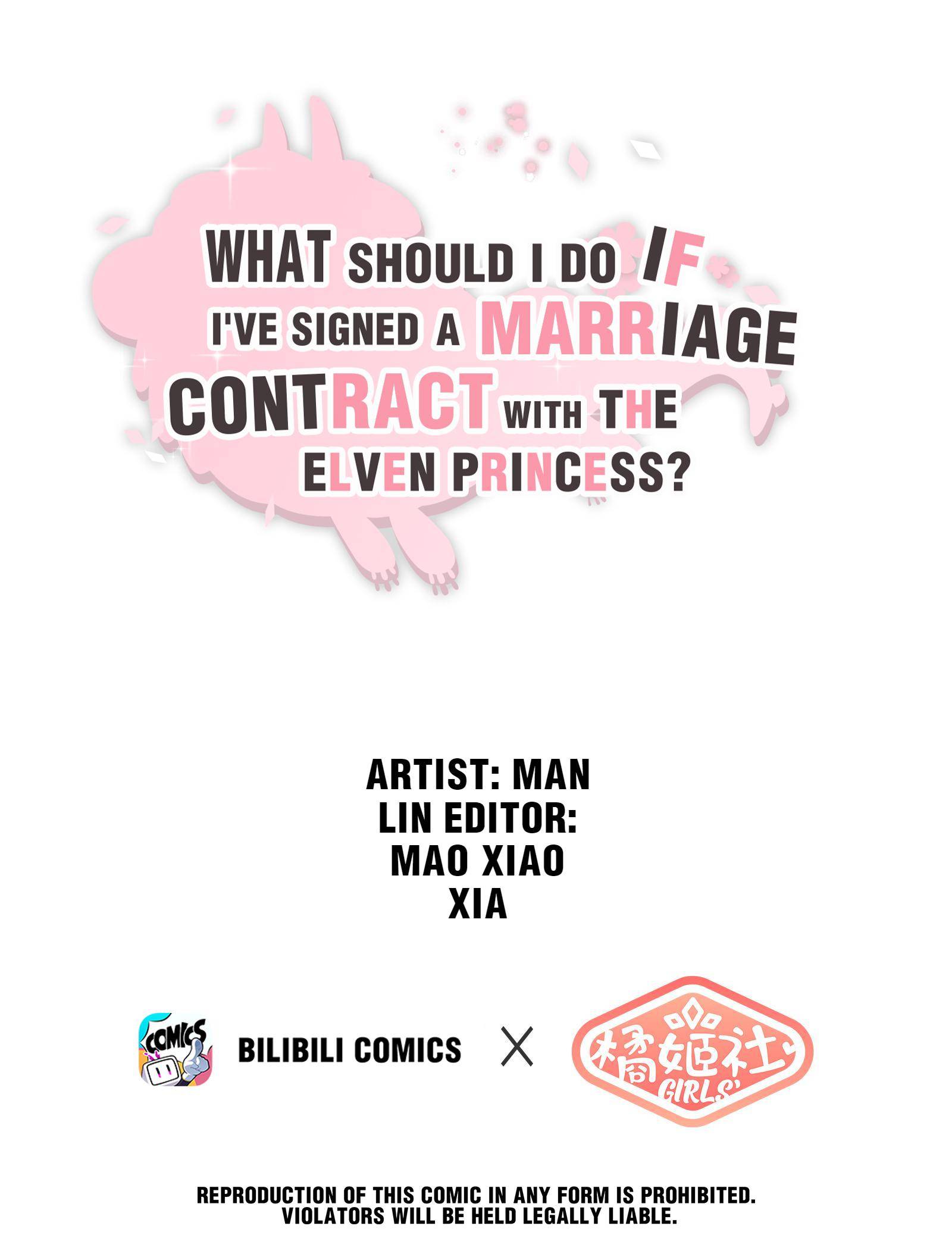 What Should I Do If I’Ve Signed A Marriage Contract With The Elven Princess Chapter 4 - Picture 1