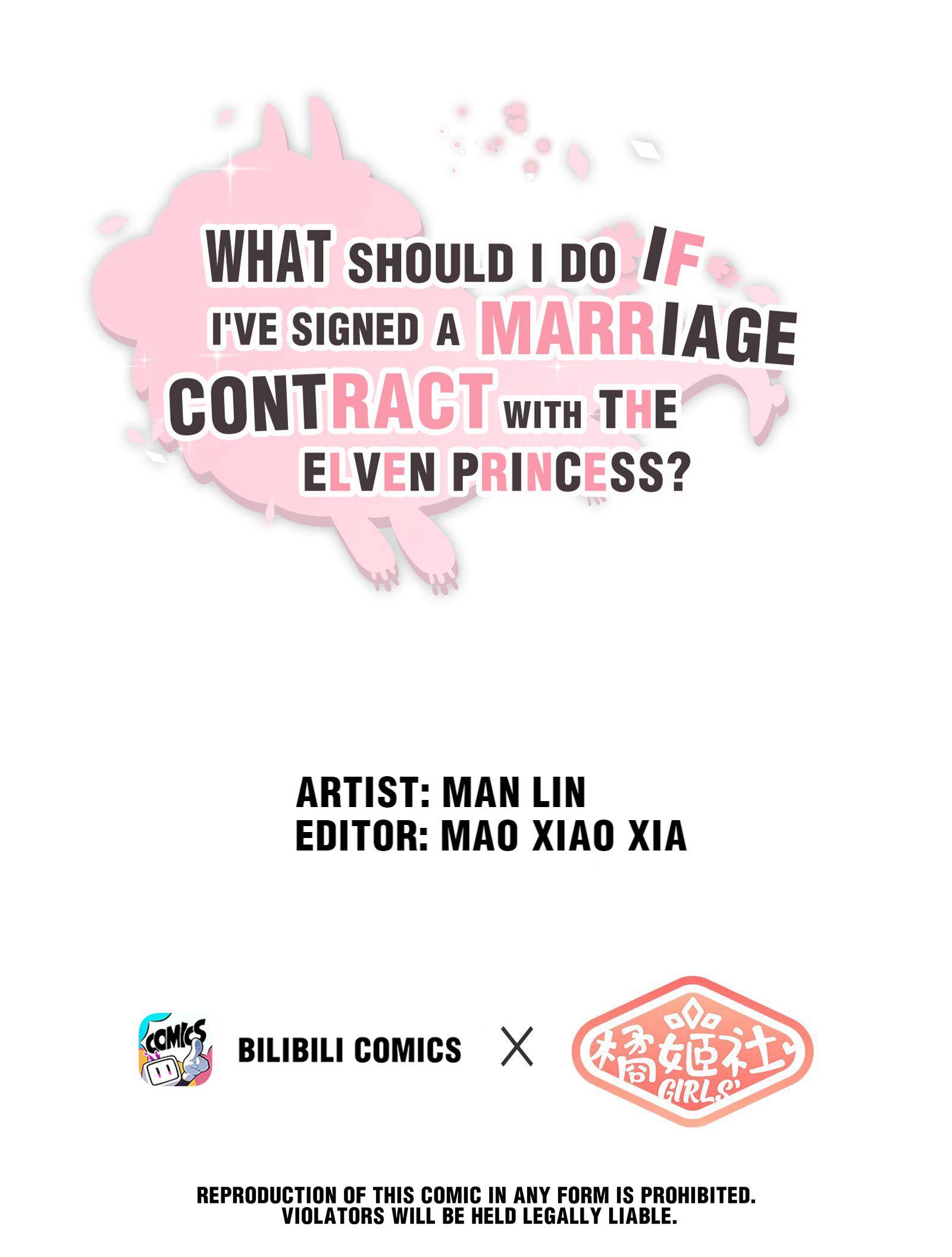 What Should I Do If I’Ve Signed A Marriage Contract With The Elven Princess Chapter 3 - Picture 1