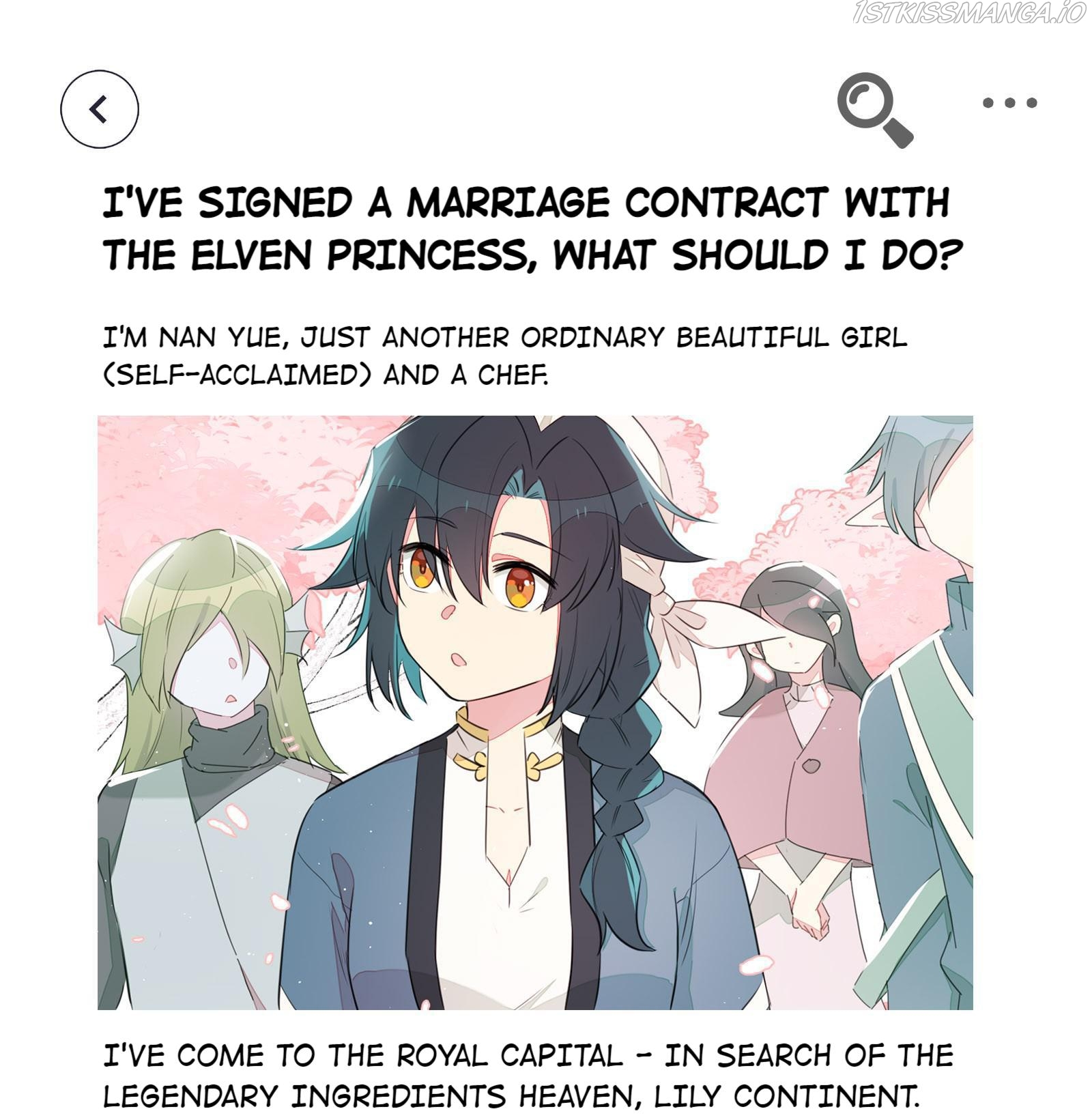 What Should I Do If I’Ve Signed A Marriage Contract With The Elven Princess - Page 1