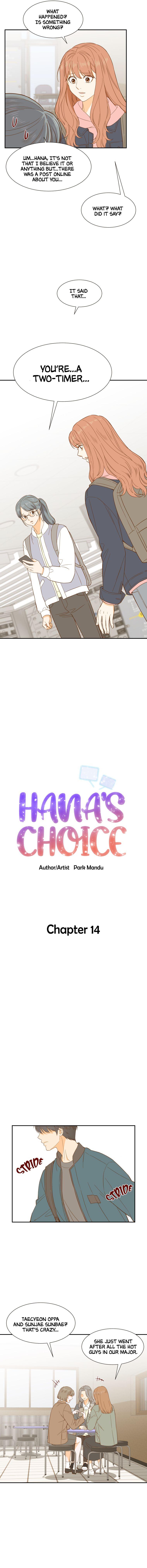 Hana’S Choice Chapter 14 - Picture 2
