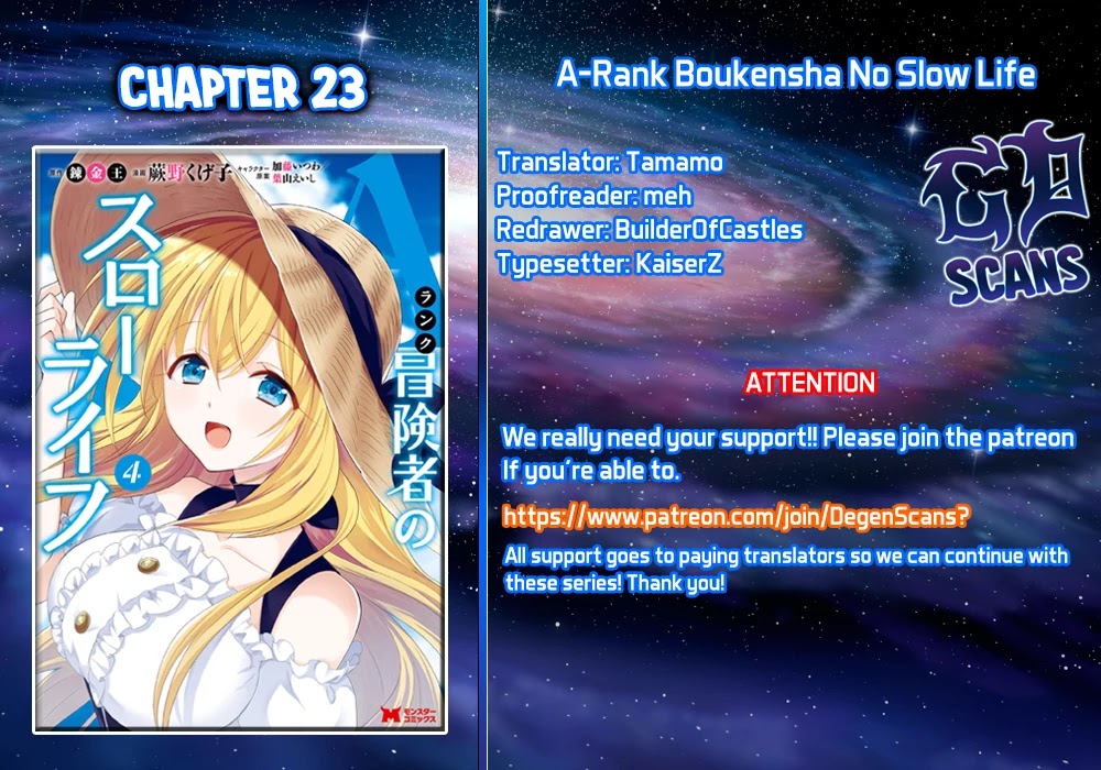 A-Rank Boukensha No Slow Life Chapter 23 - Picture 1