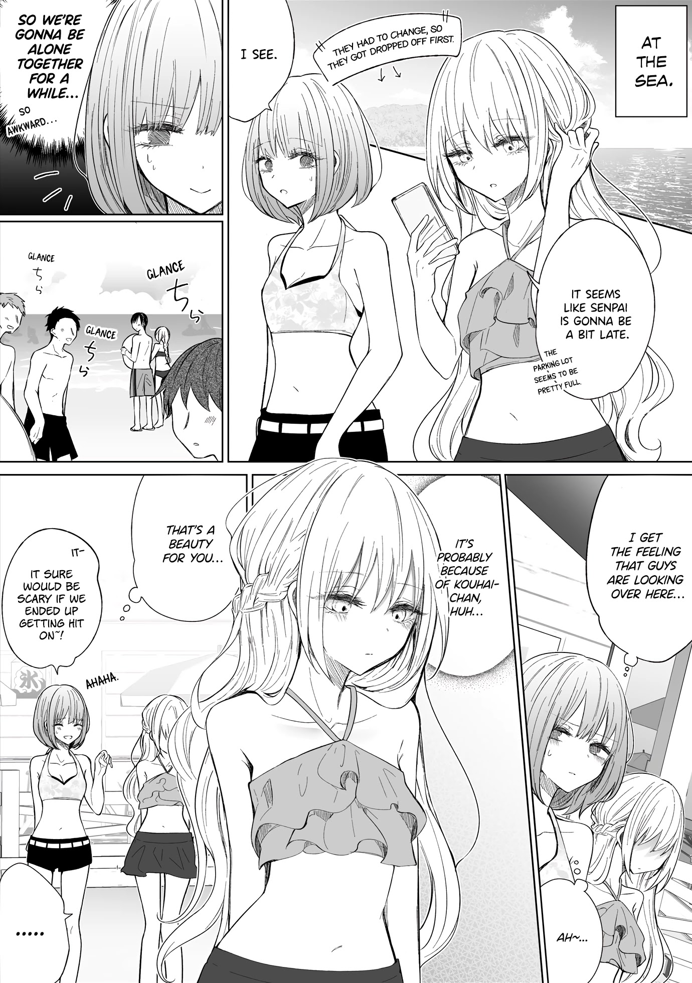 Ichizu De Bitch Na Kouhai Chapter 99: Story Of Being Alone With The Girlfriend Of The Person I Liked - Picture 1