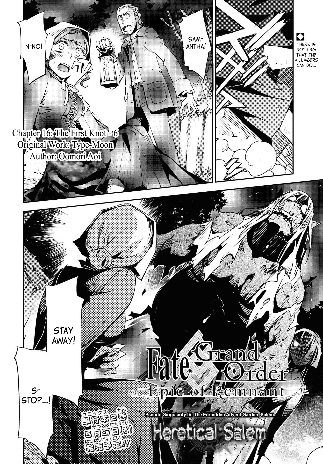 Fate/grand Order: Epic Of Remnant: Pseudo-Singularity Iv: The Forbidden Advent Garden, Salem - Heretical Salem Chapter 16: The First Knot - 6 - Picture 2