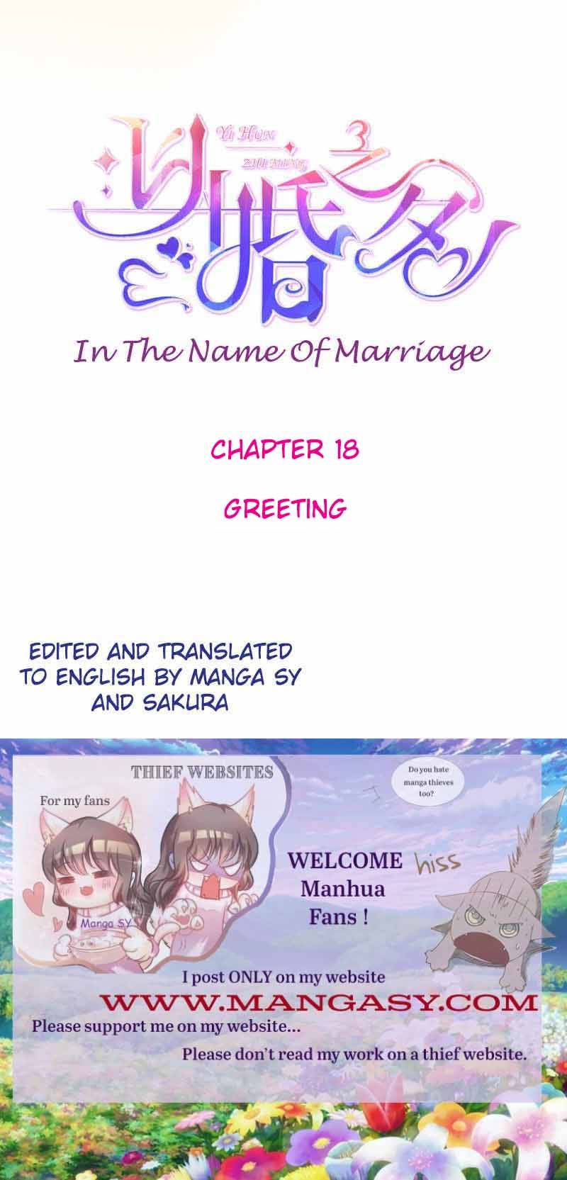 In The Name Of Marriage Chapter 18 - Picture 1