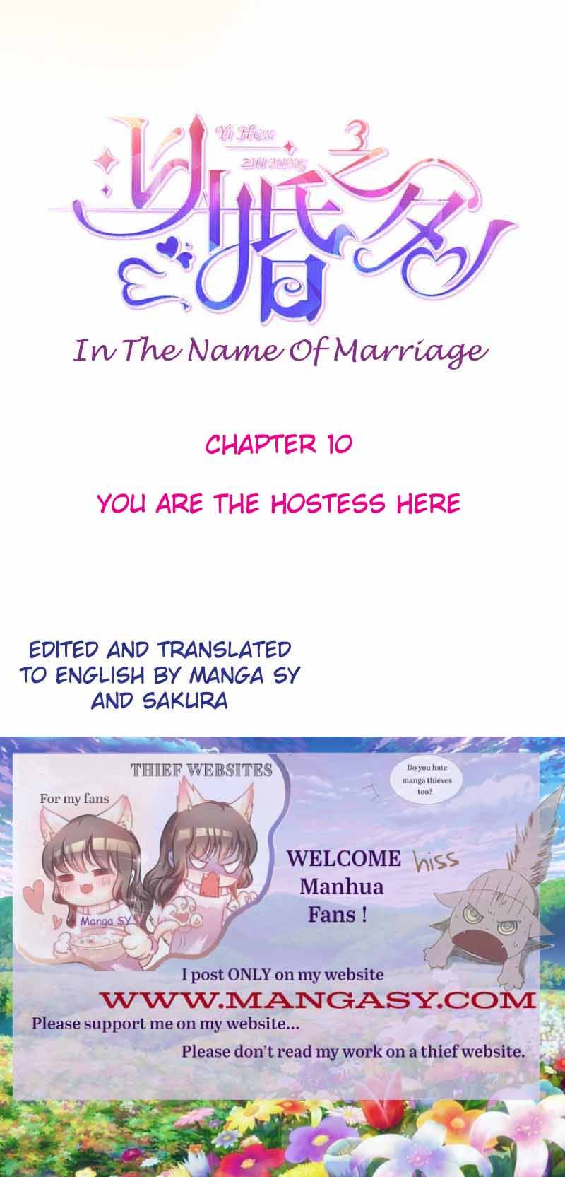 In The Name Of Marriage Chapter 10 - Picture 1