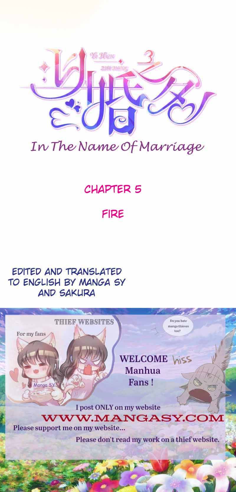 In The Name Of Marriage Chapter 5 - Picture 1