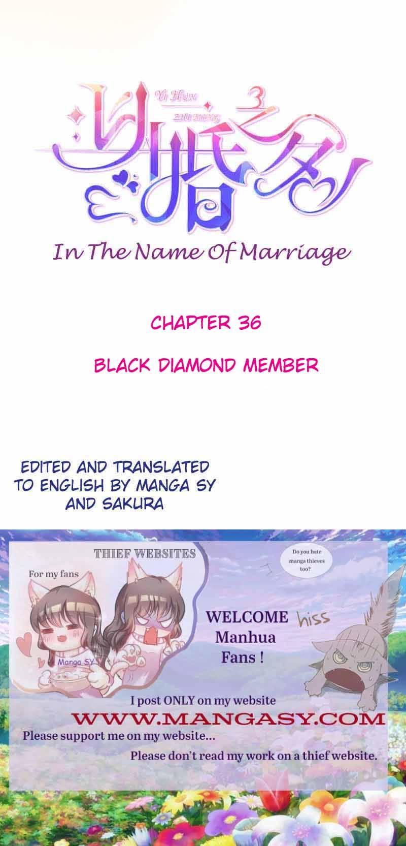 In The Name Of Marriage Chapter 36 - Picture 1