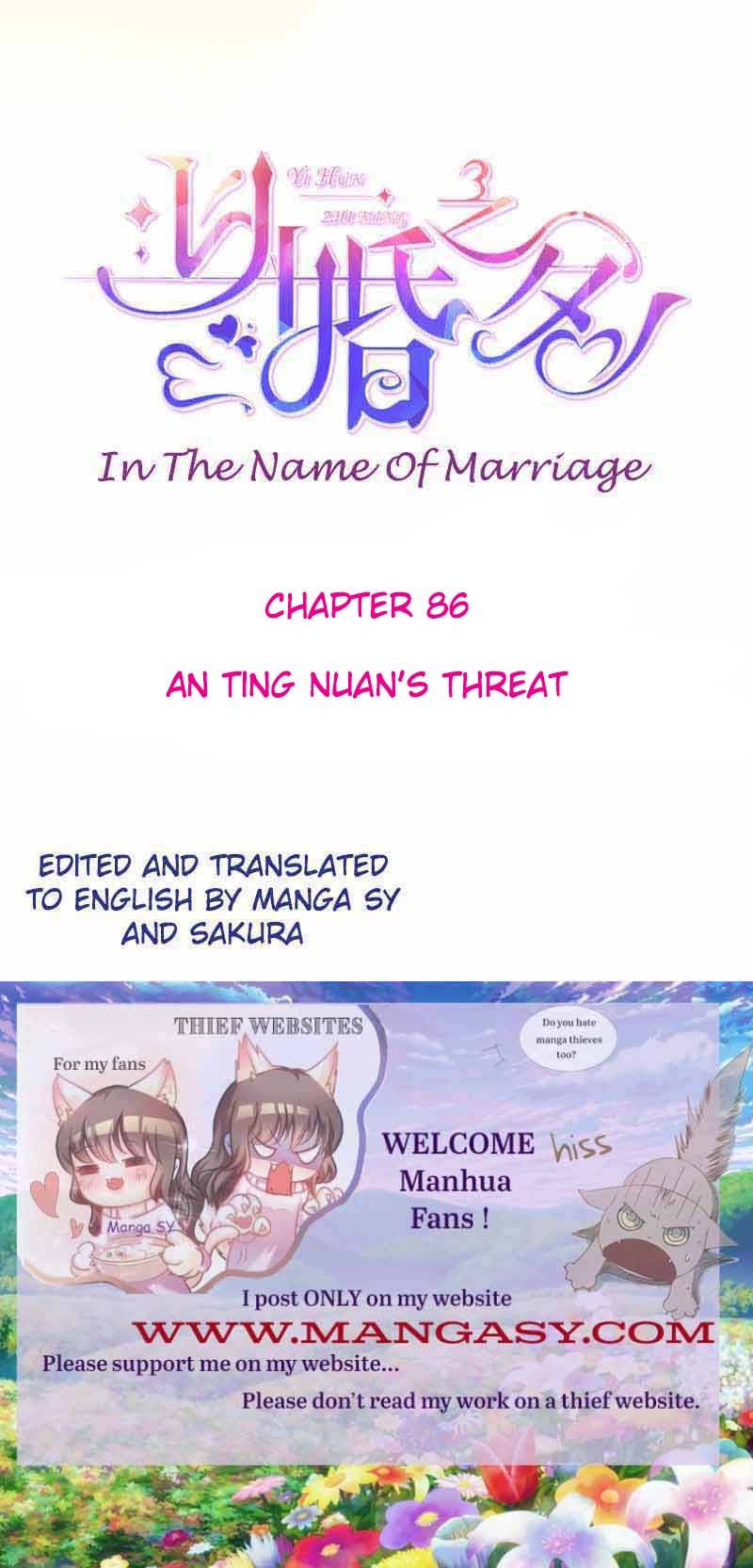In The Name Of Marriage Chapter 86 - Picture 1