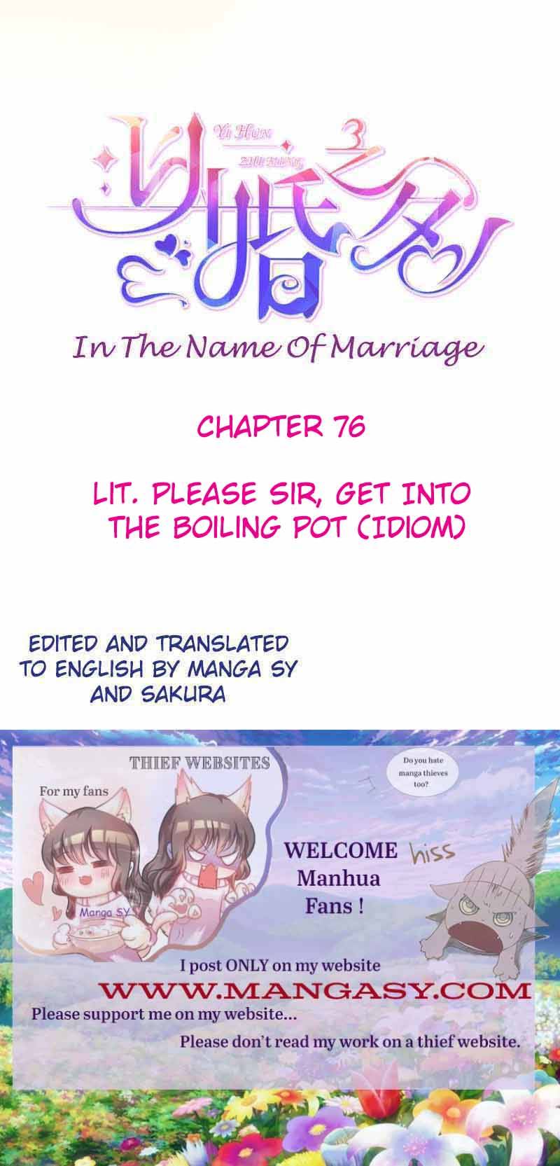 In The Name Of Marriage Chapter 76 - Picture 1
