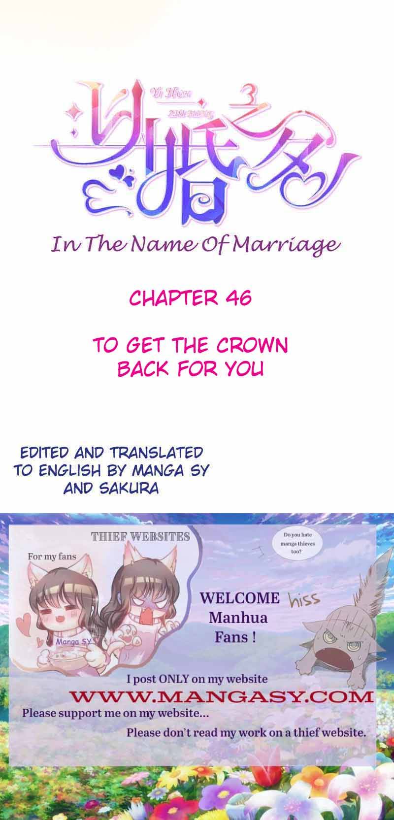 In The Name Of Marriage Chapter 46 - Picture 1