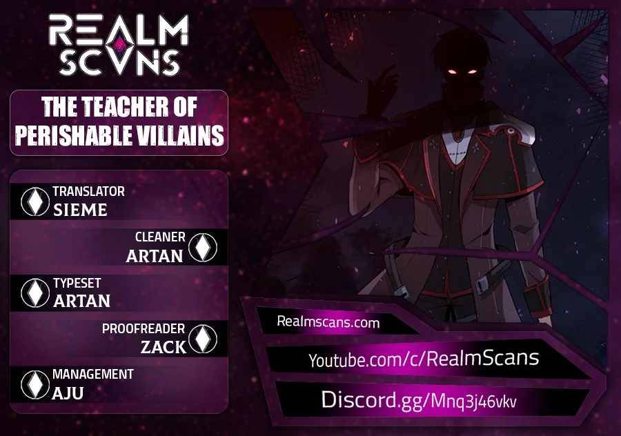 The Teacher Of Perishable Villains Chapter 1 - Picture 1
