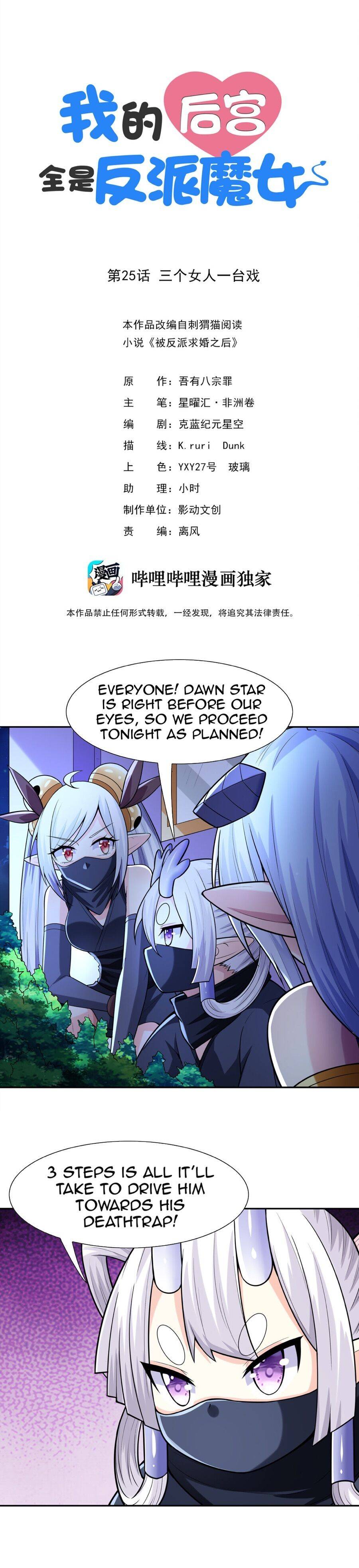 My Harem Is Entirely Female Demon Villains Chapter 25 - Picture 1