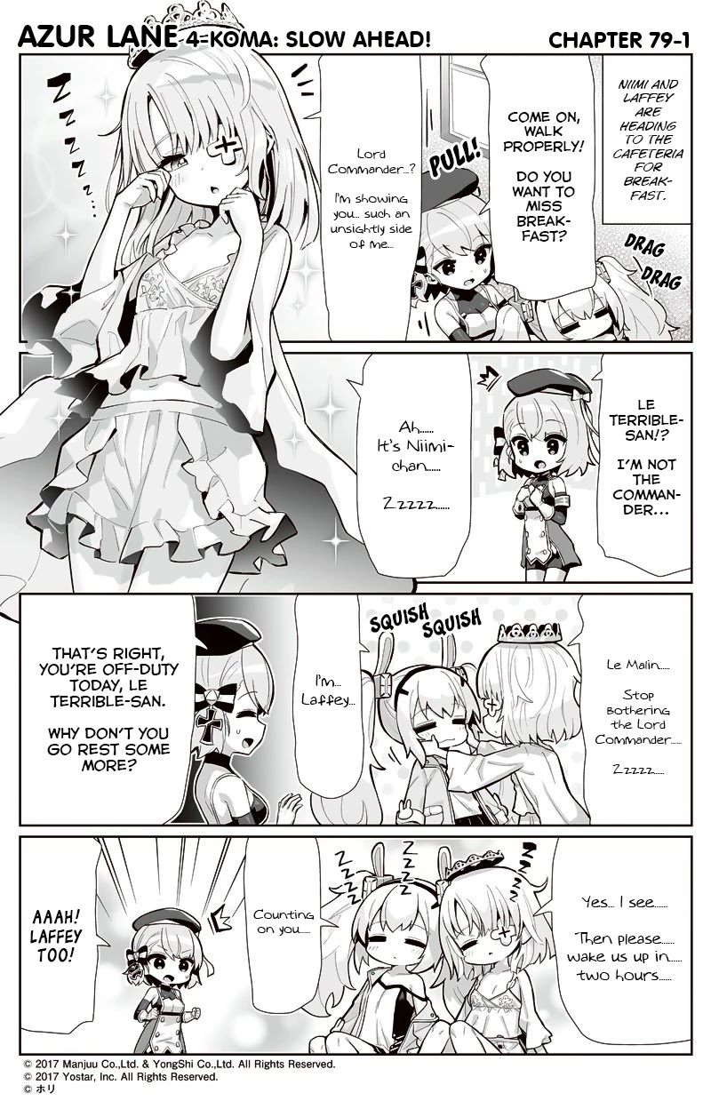 Azur Lane 4-Koma: Slow Ahead Chapter 79 - Picture 1